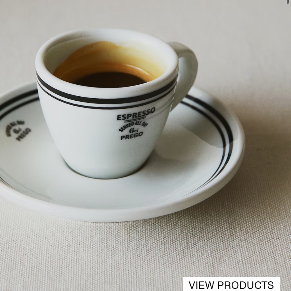 Selling set of 2 espresso cups & saucers
